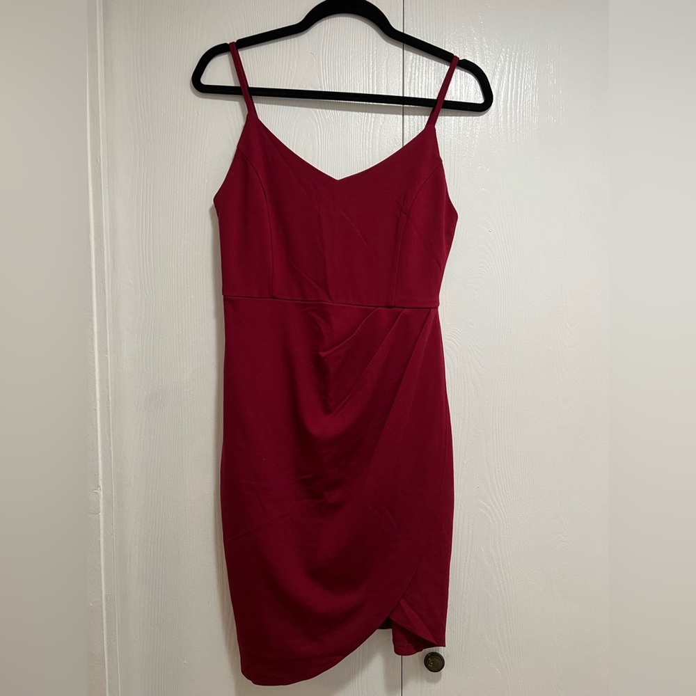 Zalalus - Bodycon Dress - Red - Medium